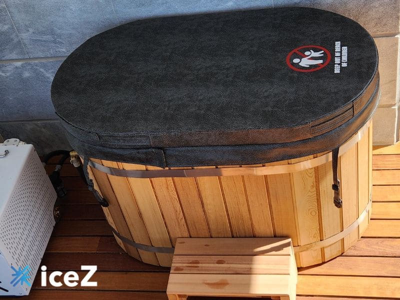 Ice Bath for Sale with ICEZ Company Logo